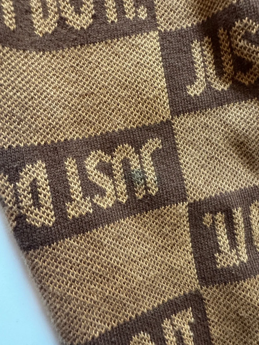 Nike Brown Allover "Just Do It." Hoodie and Joggers Set - Picture 4 of 4